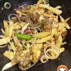 A picture of BBQ Potato Chicken.