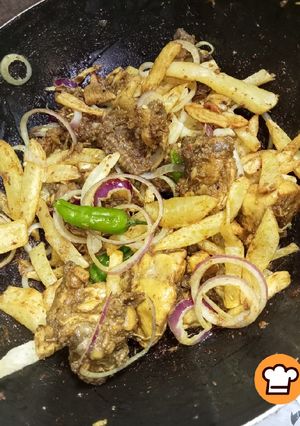 A picture of BBQ Potato Chicken.