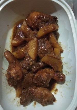 Foto resep Ayam kentang kecap