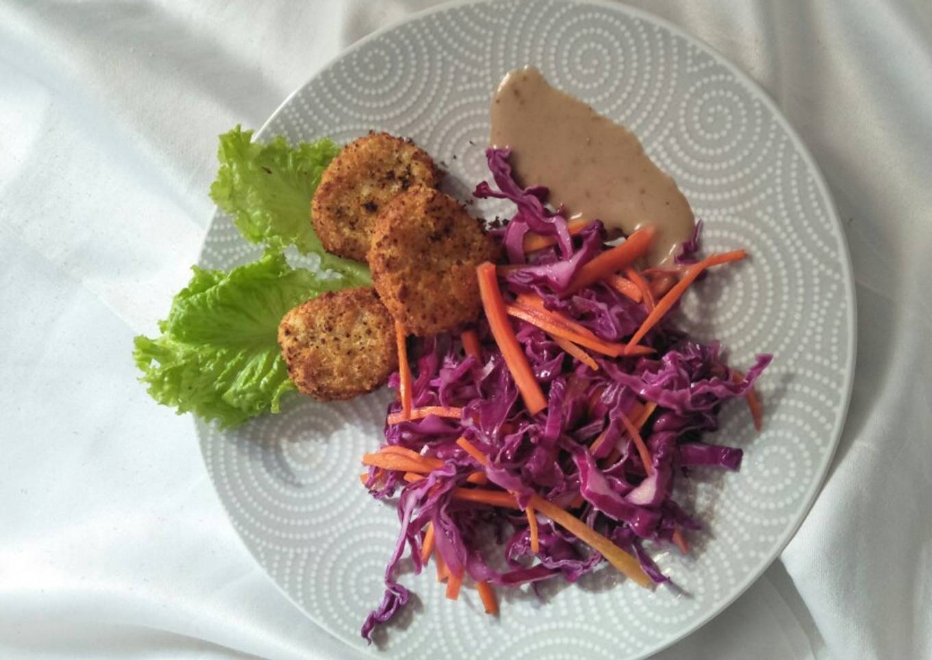 Salad Hokben (kol ungu) - resep kuliner nusantara