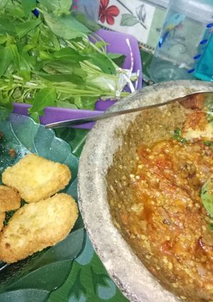 Foto resep Tempe penyet sambel kemangi