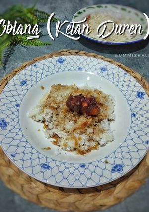 Foto resep Oblang (Ketan Duren) Khas Betawi