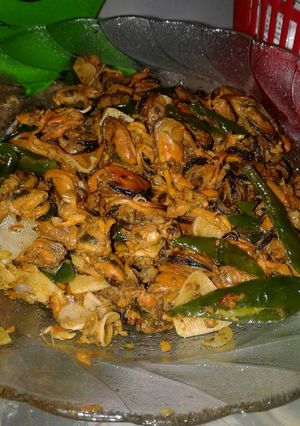 Foto resep Tumis kerang cabe ijo