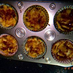 A picture of Apple Pie Crepe Cupcake...things.
