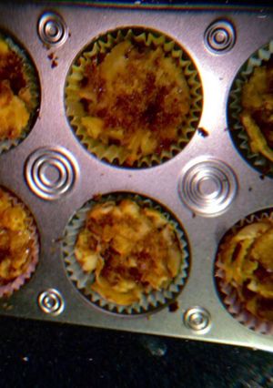 A picture of Apple Pie Crepe Cupcake...things.