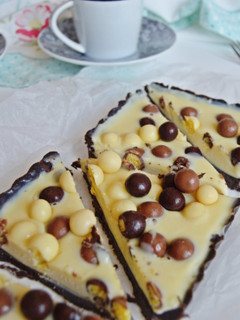 Una foto de Tarta fría de Oreo y chocolate