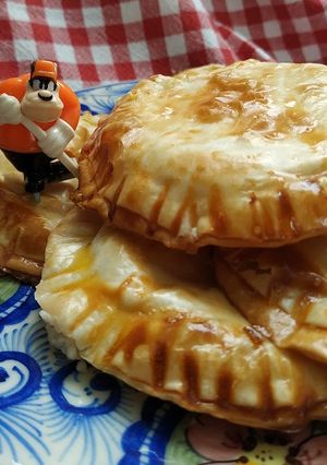 Una foto de Empanadillas de queso y membrillo