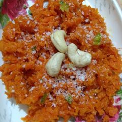 A picture of Gajar ka halwa.