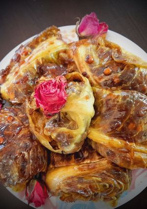 عکسی از دستور دلمه کلم پیچ
