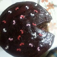 A picture of Strawberry Chocolate cake- Part2.