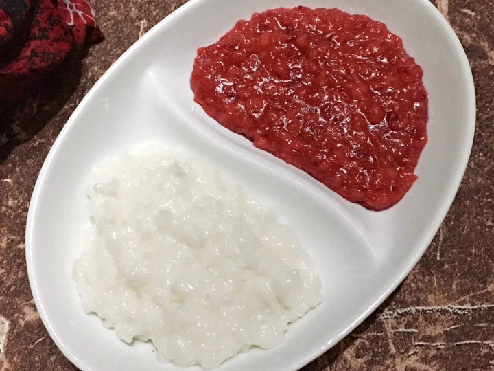 Cara Gampang Membuat Resep Bubur merah putih metode 5.30.7 yang Lezat Sekali Anti Ribet, Sempurna