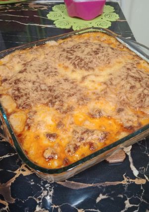 صورة لوصفة غراتان بزااااااااف بنين 😋