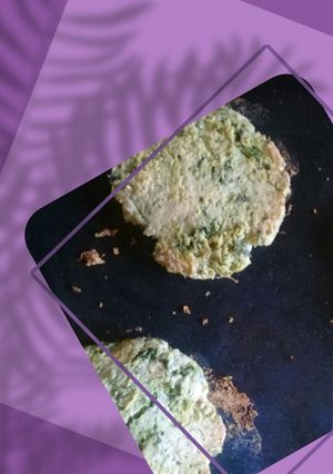 Una foto de Hamburguesas de pollo y espinaca🤒