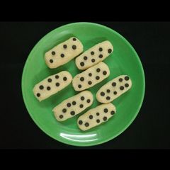 A picture of No Bake Coconut Protein Bars.