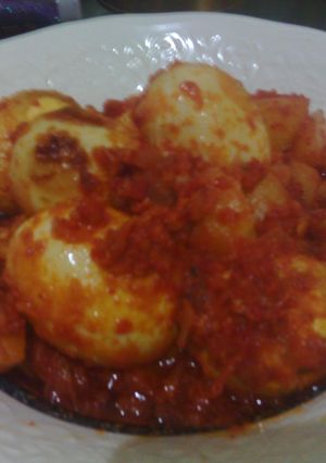 Foto resep BALADO TELOR Dan KENTANG ala KHUSNUL