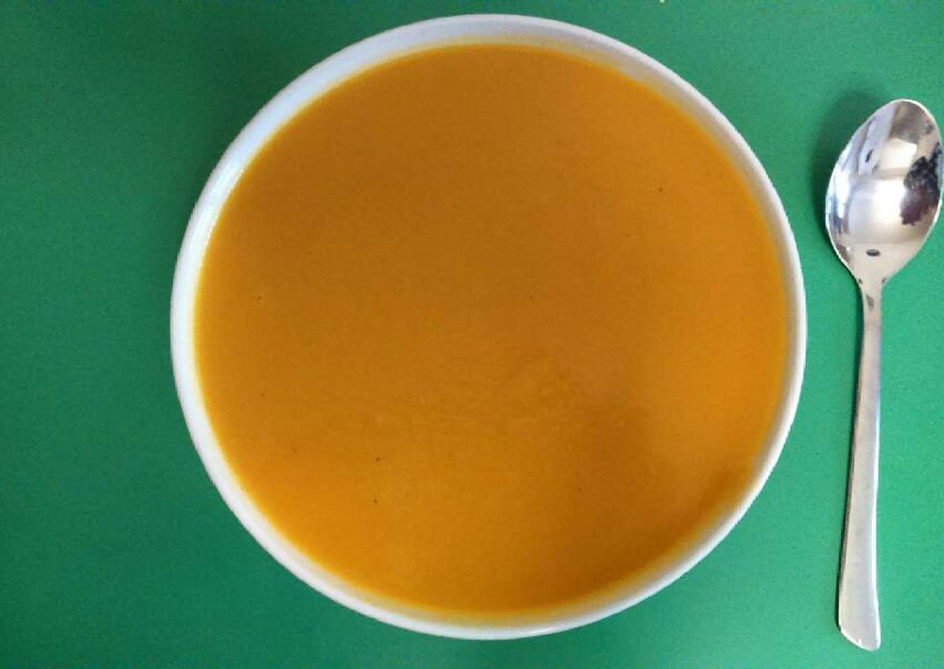 Crema de calabaza sin grasa (olla express)