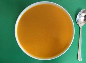 Foto principal de Crema de calabaza sin grasa (olla express)