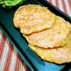 A picture of Besan pancakes.