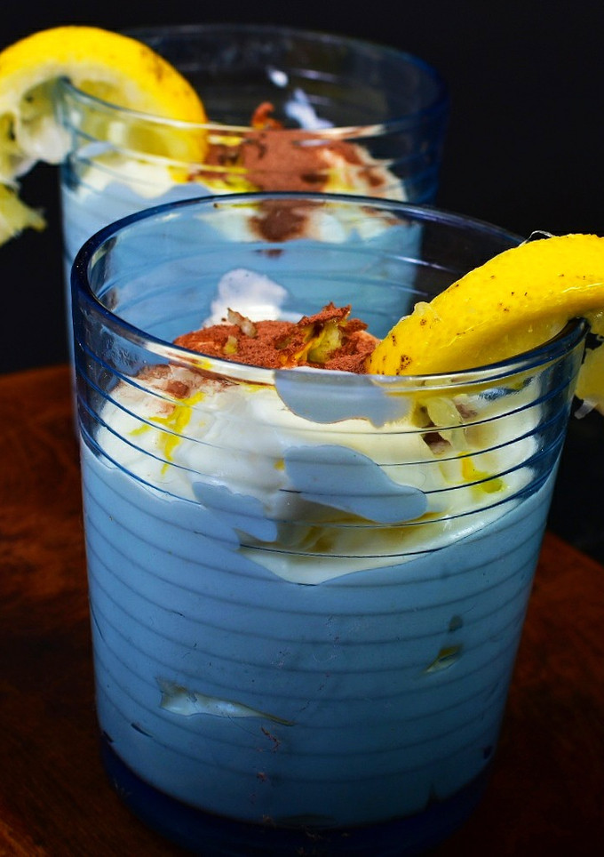 Una foto de Mousse de limón y leche condensada. 💥