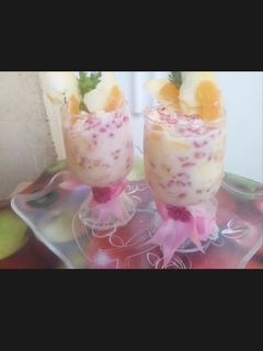 صورة لوصفة سلاطة الفواكه 🍏🍏🍎🍎🍓🍓🍍🍍🍐🍉🍌🍇