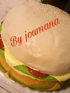 صورة لوصفة كاتو الهمبرغر بعجينة اللوزينا