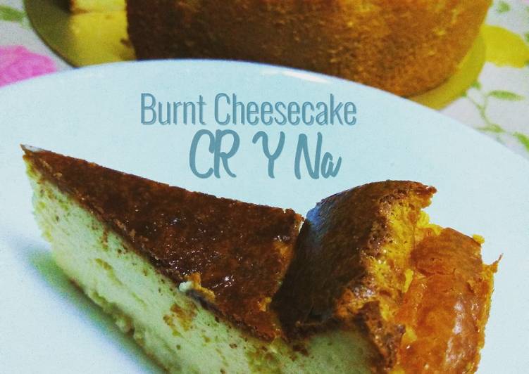 Resep Burnt cheesecake, Enak