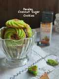 Pandan Coconut Sugar Cookies