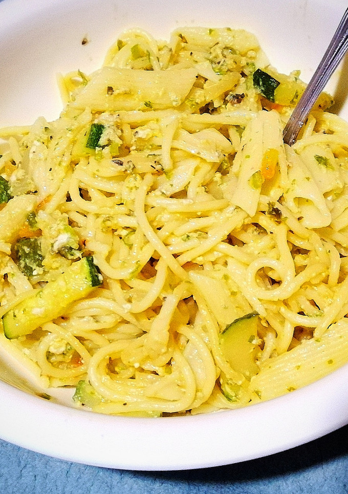 Una foto de Zucchini Eggs Pasta Mix