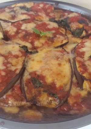 Foto di Parmigiana di pesce spada e melenzane