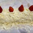 Japanese strawberry white forest cake