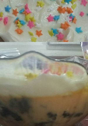 Una foto de Postre en capas sin tacc