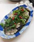 [簡易大菜] 清蒸鱸魚