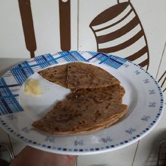 A picture of Cauliflower Parantha (with a twist).