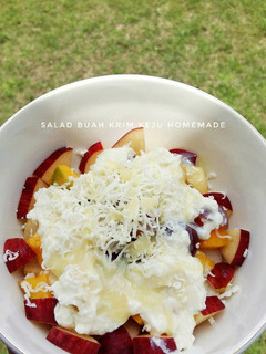 Foto resep Salad Buah (Homemade Cheese Cream)