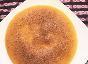 Hình của món Bánh bông lan phô mai Nhật Bản -Japan cotton cheesecake.