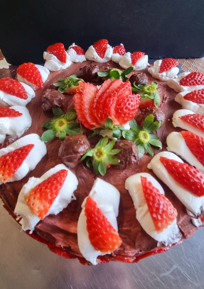 Una foto de Tarta de chocolate Maya