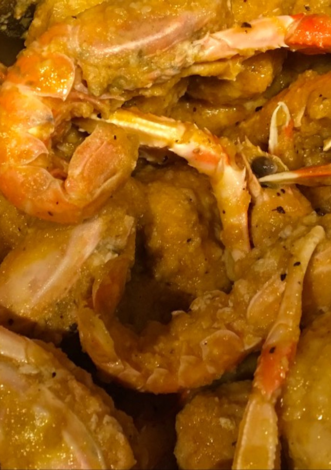 Una foto de Mar y montaña de pollo