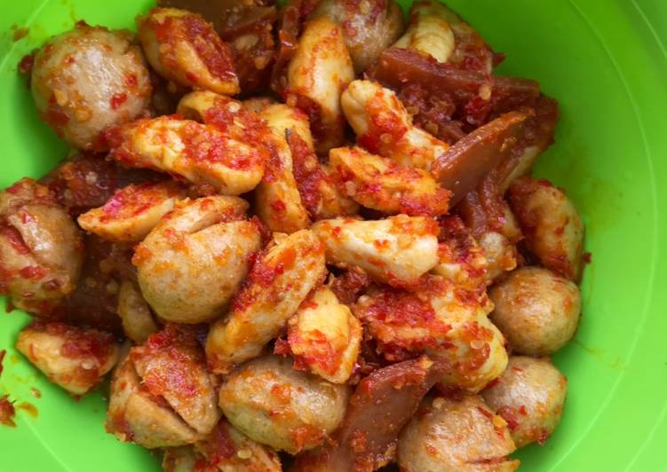 Otak otak bakso pedas endul