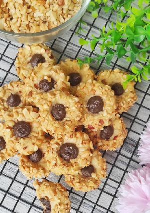 Foto resep Peanut tumbprint cookies