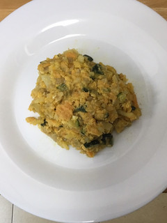 Una foto de Revuelto de verduras con boniato