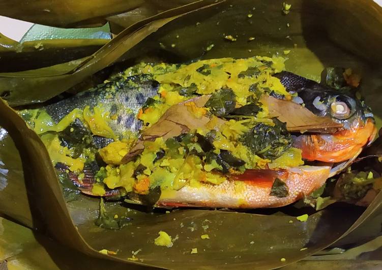 Langkah Mudah untuk memasak Pepes Ikan Bawal, Bikin Ngiler
