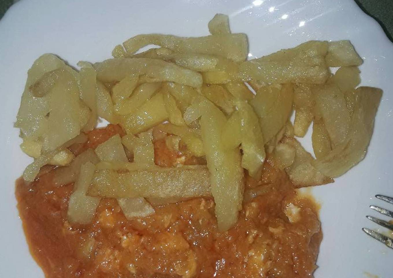 Calabaza con patatas