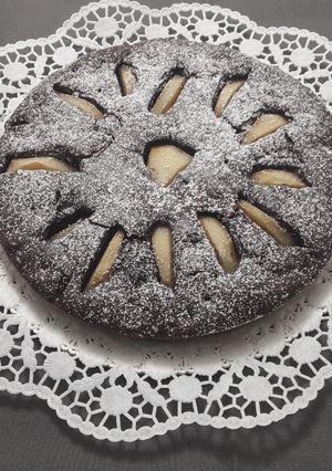 O poză a rețetei Tort pere și ciocolată.