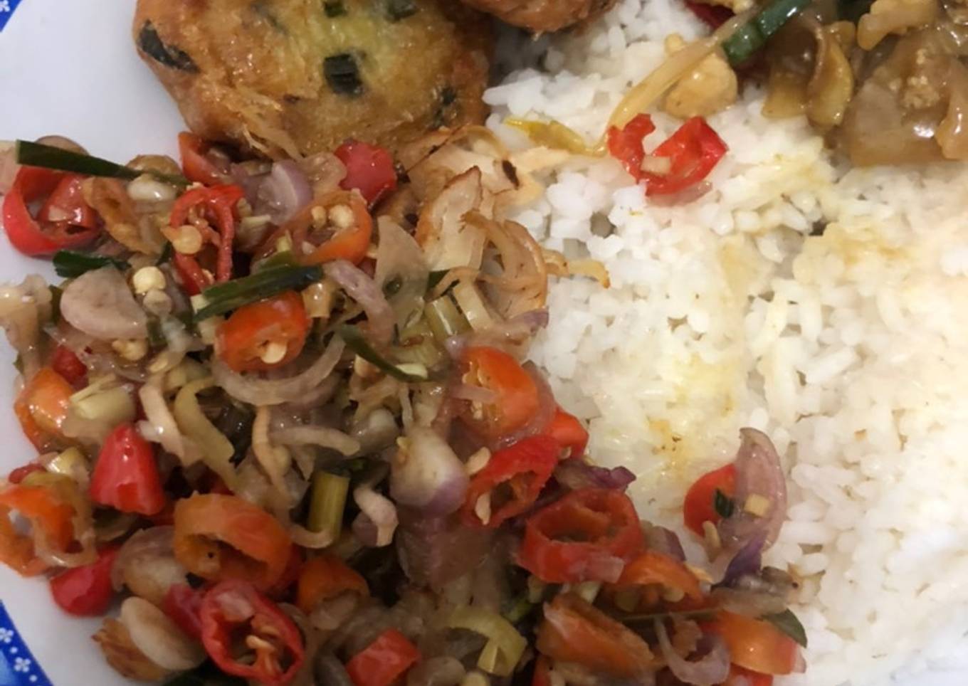 Irisan sambal ayam