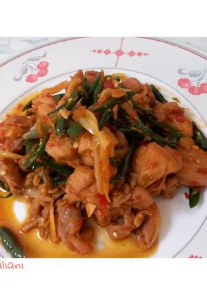 Foto resep Ayam pedas lombok ijo | ide masak harian