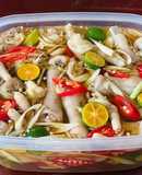 Chân gà ngâm sả tắc