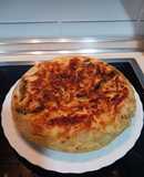 Tortilla de patatas y pimientos