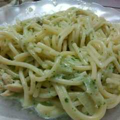รูปของ Spaghetti saus bayam #PR_Pasta