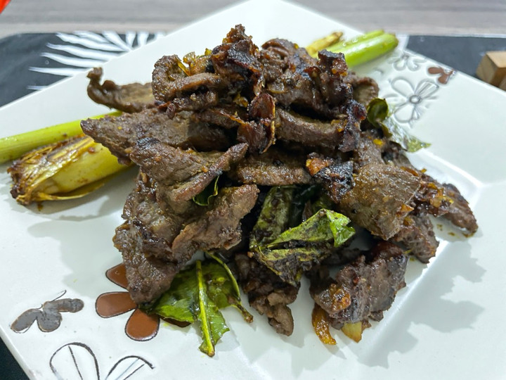 Ini dia! Resep  buat Sate Daging Sapi Goreng sajian Hari Raya  nikmat