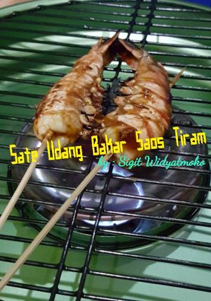 Foto resep Sate Udang Bakar Saos Tiram